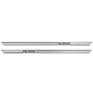 Einstiegsleisten Set vorne silber